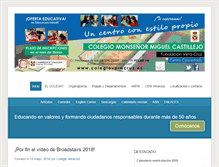 Tablet Screenshot of colegioveracruz.es